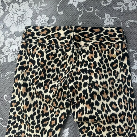 Kate Spade Broome Street Leopard Print Jeans Sz 26 - Picture 7 of 16